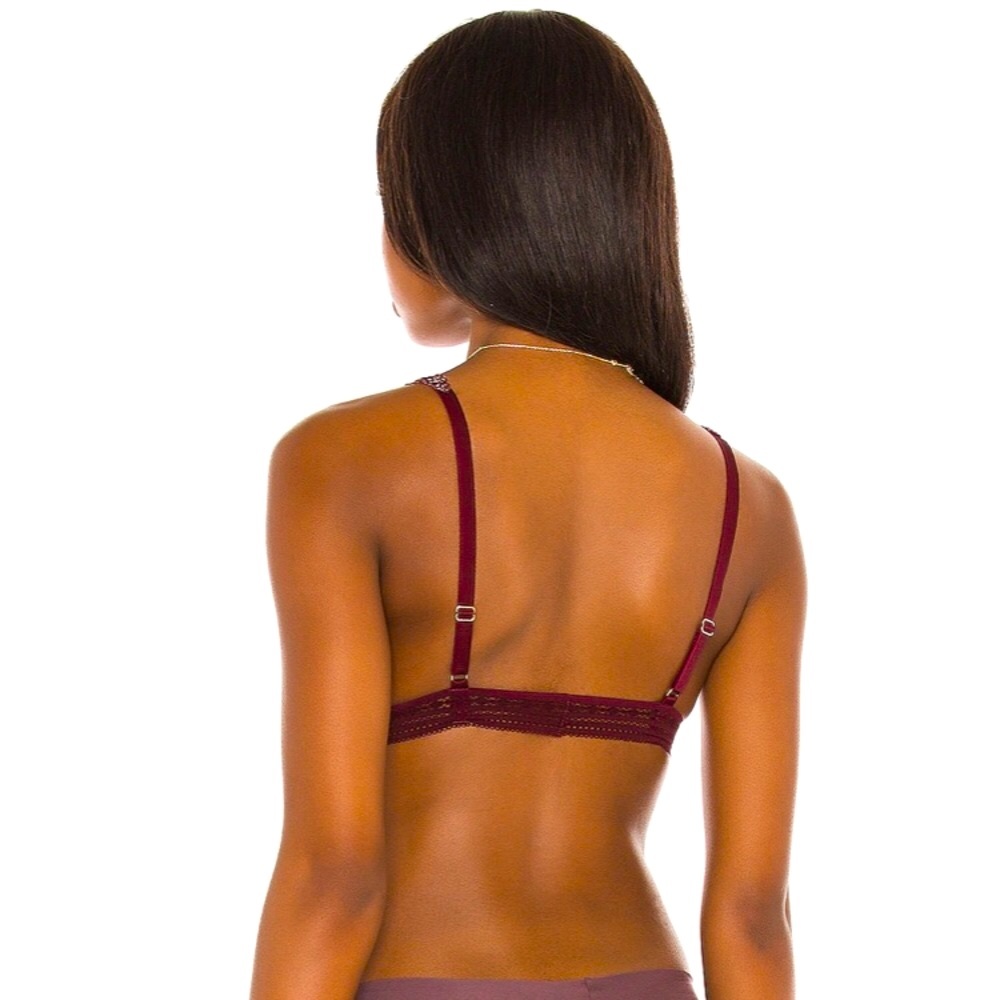 LAST 1!🌹🆕 Free People Alia Bralette in Bordeaux - Picture 6 of 15
